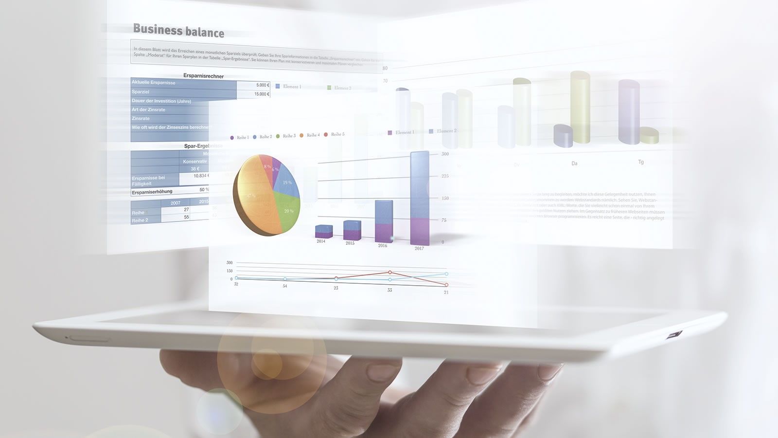 Symbol photo for modern business apps and digital transformation