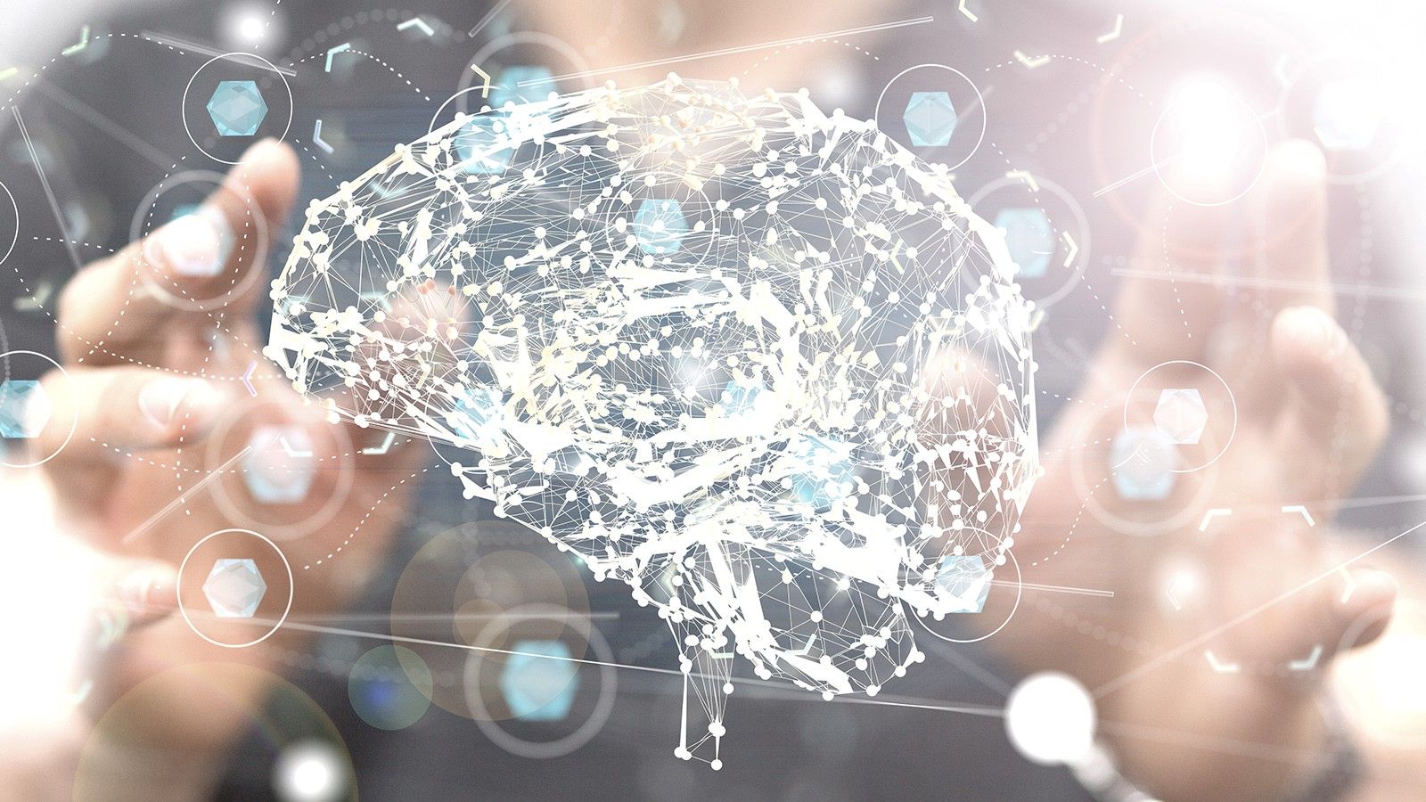 Symbol photo for technology as the engine of AI