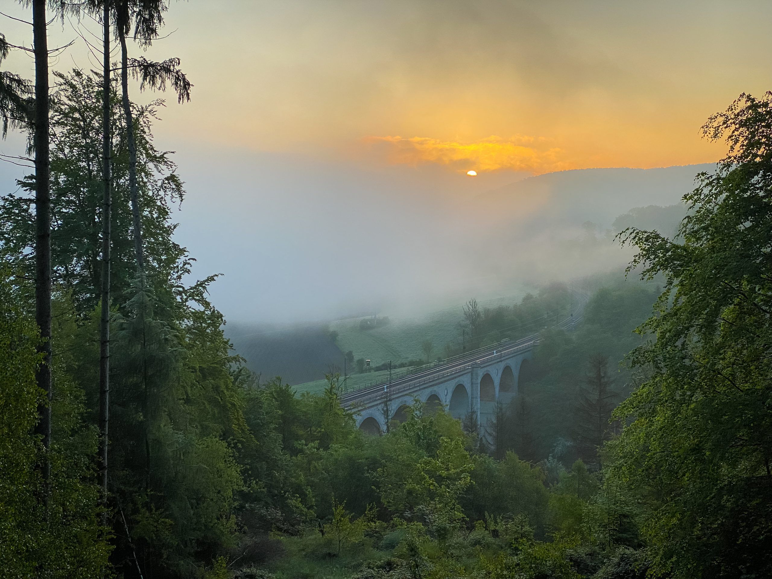 Transformation with direction – sunrise on the tracks